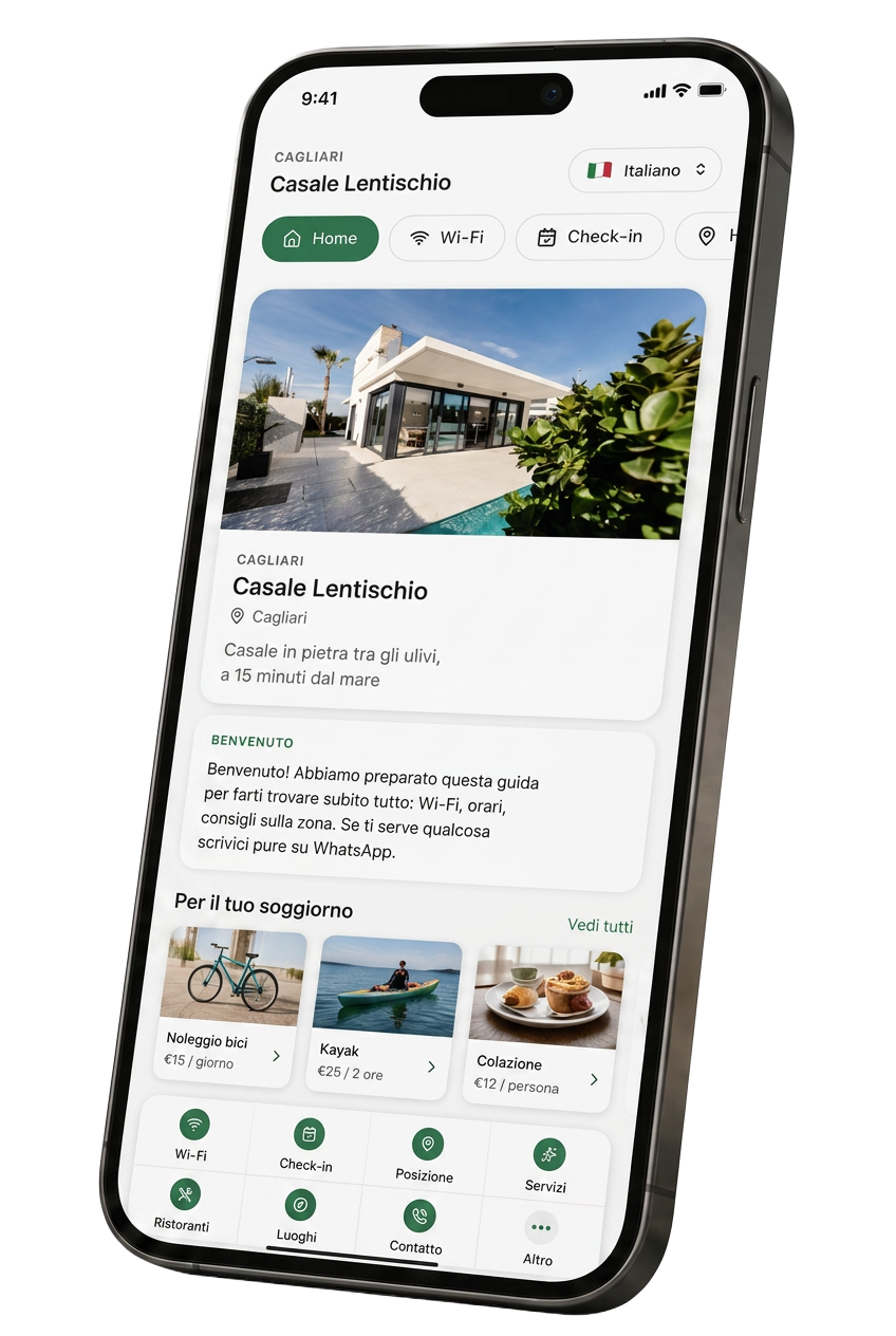 Anteprima della guida ospite MyHostBook