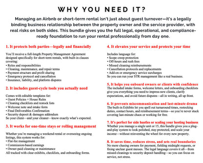 Short-Term Rental Property Management Contract