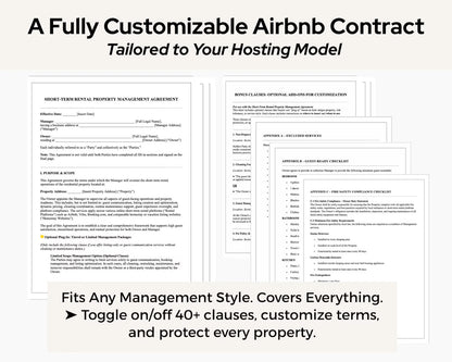 Short-Term Rental Property Management Contract