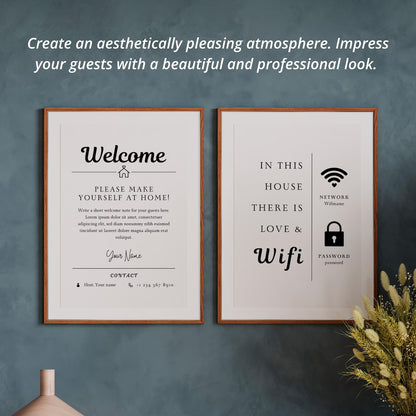 The Ultimate Airbnb Host Sign Kit – 60 Editable Templates to Impress Every Guest