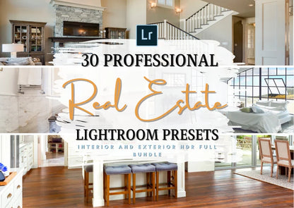 30 Professional Preset Lightroom for Real Estate