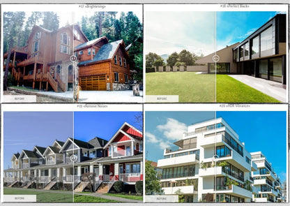 30 Professional Preset Lightroom for Real Estate